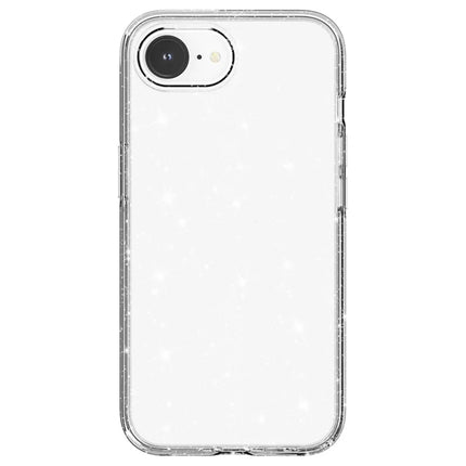 For iPhone 16e Case Thickened Shockproof TPU + PC Glitter Back Cover