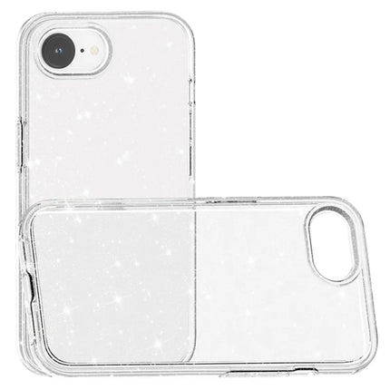 For iPhone 16e Case Thickened Shockproof TPU + PC Glitter Back Cover