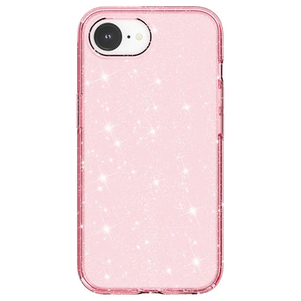 For iPhone 16e Case Thickened Shockproof TPU + PC Glitter Back Cover