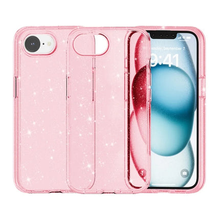 For iPhone 16e Case Thickened Shockproof TPU + PC Glitter Back Cover