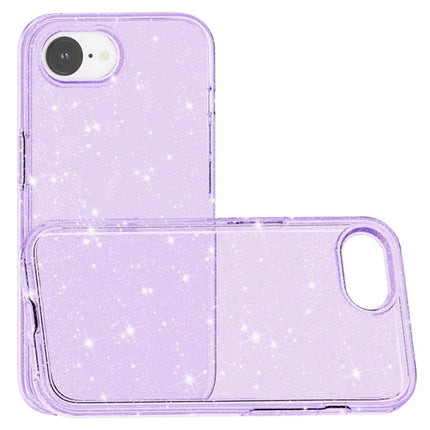 For iPhone 16e Case Thickened Shockproof TPU + PC Glitter Back Cover