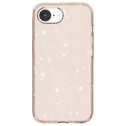 For iPhone 16e Case Thickened Shockproof TPU + PC Glitter Back Cover
