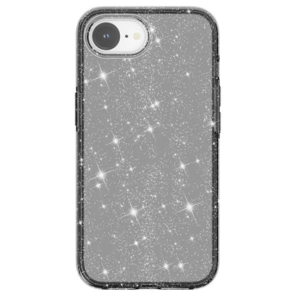 For iPhone 16e Case Thickened Shockproof TPU + PC Glitter Back Cover