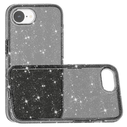 For iPhone 16e Case Thickened Shockproof TPU + PC Glitter Back Cover