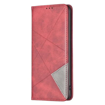 For Honor Magic7 Lite 5G / X9c 5G / X60 Pro 5G Case Card Slots Geometry Imprint Leather Phone Cover