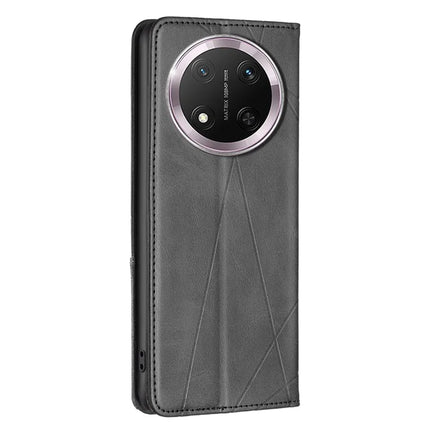 For Honor Magic7 Lite 5G / X9c 5G / X60 Pro 5G Case Card Slots Geometry Imprint Leather Phone Cover