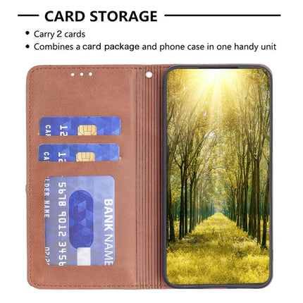 For Honor Magic7 Lite 5G / X9c 5G / X60 Pro 5G Case Card Slots Geometry Imprint Leather Phone Cover