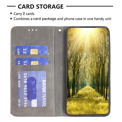 For Honor Magic7 Lite 5G / X9c 5G / X60 Pro 5G Case Card Slots Geometry Imprint Leather Phone Cover