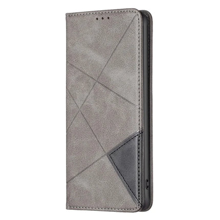 For Honor Magic7 Lite 5G / X9c 5G / X60 Pro 5G Case Card Slots Geometry Imprint Leather Phone Cover