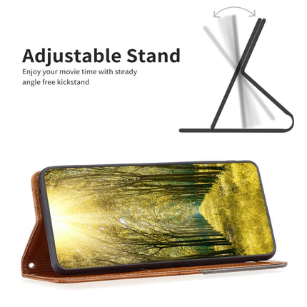 For Honor Magic7 Lite 5G / X9c 5G / X60 Pro 5G Case Card Slots Geometry Imprint Leather Phone Cover