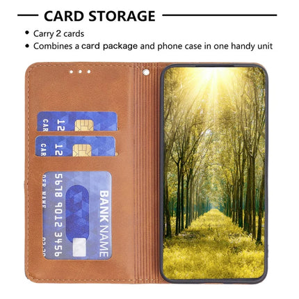 For Honor Magic7 Lite 5G / X9c 5G / X60 Pro 5G Case Card Slots Geometry Imprint Leather Phone Cover