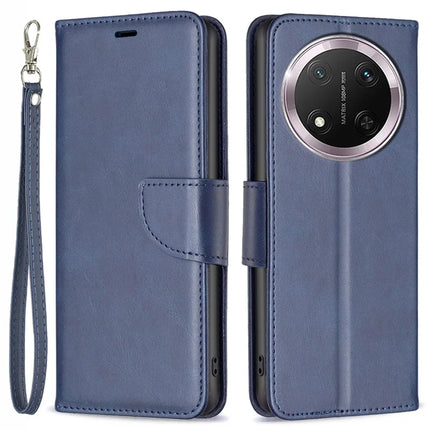 For Honor Magic7 Lite 5G / X9c 5G / X60 Pro 5G Case Shockproof PU Leather Cover with Wallet Card Slots - Blue