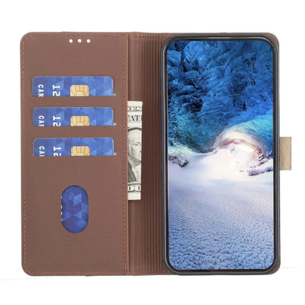 BINFEN COLOR BF33 for Honor Magic7 Lite 5G / X9c 5G / X60 Pro 5G Leather Case Splicing Color RFID Blocking