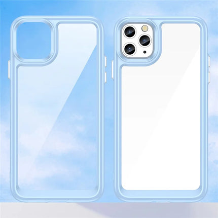 For iPhone 11 Pro Max Case TPU+Acrylic Protective Clear Phone Cover