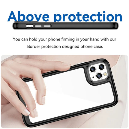 For iPhone 11 Pro Max Case TPU+Acrylic Protective Clear Phone Cover