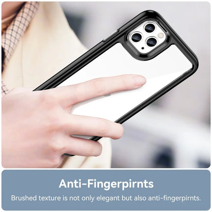 For iPhone 11 Pro Max Case TPU+Acrylic Protective Clear Phone Cover