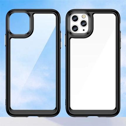 For iPhone 11 Pro Max Case TPU+Acrylic Protective Clear Phone Cover