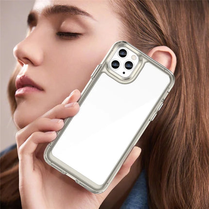 For iPhone 11 Pro Max Case TPU+Acrylic Protective Clear Phone Cover