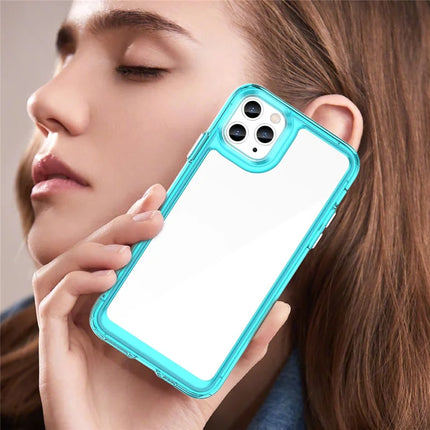 For iPhone 11 Pro Max Case TPU+Acrylic Protective Clear Phone Cover