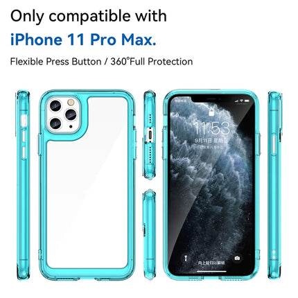 For iPhone 11 Pro Max Case TPU+Acrylic Protective Clear Phone Cover