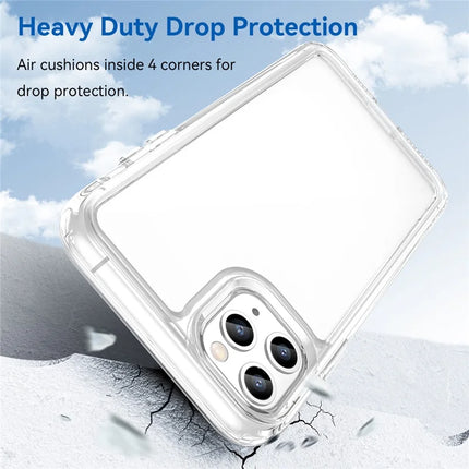 For iPhone 11 Pro Max Case TPU+Acrylic Protective Clear Phone Cover