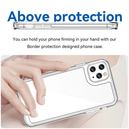 For iPhone 11 Pro Max Case TPU+Acrylic Protective Clear Phone Cover