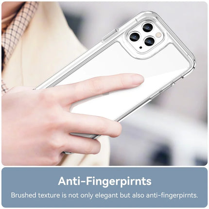 For iPhone 11 Pro Max Case TPU+Acrylic Protective Clear Phone Cover