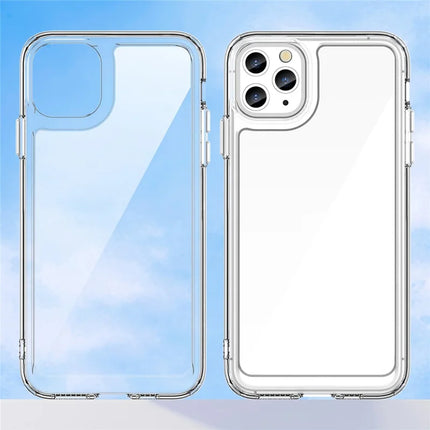 For iPhone 11 Pro Max Case TPU+Acrylic Protective Clear Phone Cover