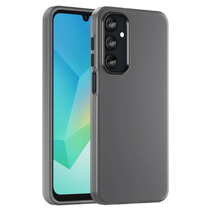 For Samsung Galaxy A16 5G  /  A16 4G Case TPU + PC Phone Back Cover Matte Translucent Design - Black