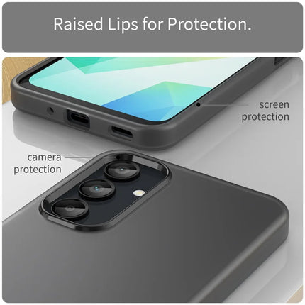 For Samsung Galaxy A16 5G  /  A16 4G Case TPU + PC Phone Back Cover Matte Translucent Design
