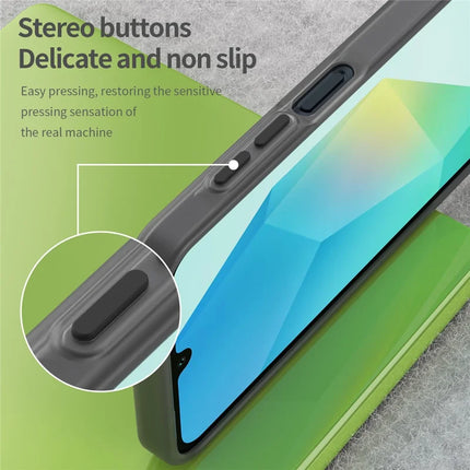 For Samsung Galaxy A16 5G  /  A16 4G Case TPU + PC Phone Back Cover Matte Translucent Design