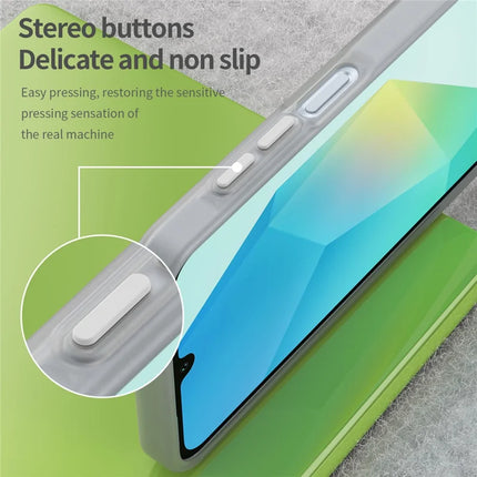 For Samsung Galaxy A16 5G  /  A16 4G Case TPU + PC Phone Back Cover Matte Translucent Design