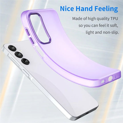 For Samsung Galaxy A16 5G  /  A16 4G Case TPU + PC Phone Back Cover Matte Translucent Design