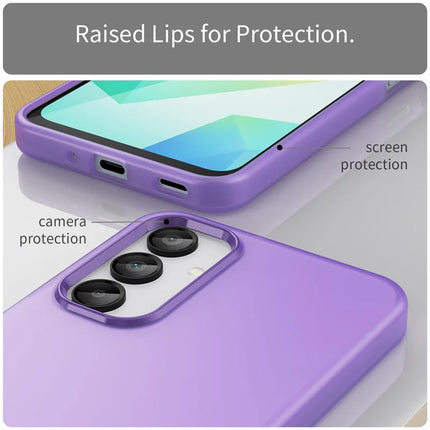 For Samsung Galaxy A16 5G  /  A16 4G Case TPU + PC Phone Back Cover Matte Translucent Design