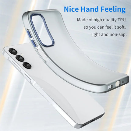 For Samsung Galaxy A16 5G  /  A16 4G Case TPU + PC Phone Back Cover Matte Translucent Design