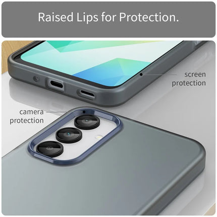 For Samsung Galaxy A16 5G  /  A16 4G Case TPU + PC Phone Back Cover Matte Translucent Design
