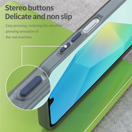 For Samsung Galaxy A16 5G  /  A16 4G Case TPU + PC Phone Back Cover Matte Translucent Design