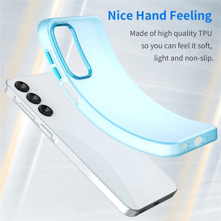 For Samsung Galaxy A16 5G  /  A16 4G Case TPU + PC Phone Back Cover Matte Translucent Design
