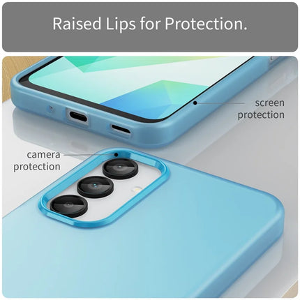 For Samsung Galaxy A16 5G  /  A16 4G Case TPU + PC Phone Back Cover Matte Translucent Design