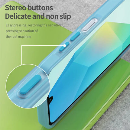For Samsung Galaxy A16 5G  /  A16 4G Case TPU + PC Phone Back Cover Matte Translucent Design