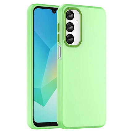 For Samsung Galaxy A16 5G  /  A16 4G Case TPU + PC Phone Back Cover Matte Translucent Design - Green