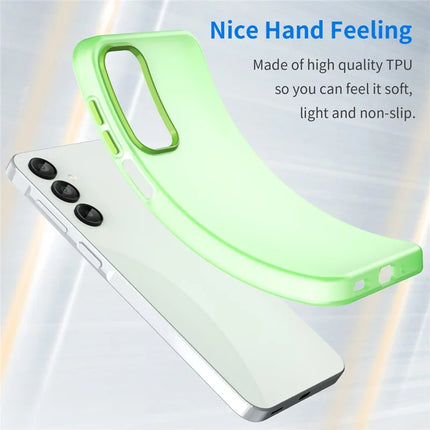 For Samsung Galaxy A16 5G  /  A16 4G Case TPU + PC Phone Back Cover Matte Translucent Design