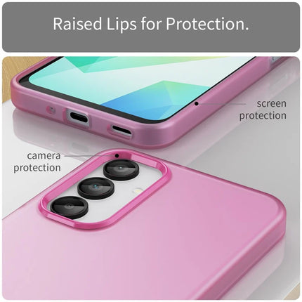 For Samsung Galaxy A16 5G  /  A16 4G Case TPU + PC Phone Back Cover Matte Translucent Design