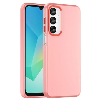 For Samsung Galaxy A16 5G  /  A16 4G Case TPU + PC Phone Back Cover Matte Translucent Design - Red