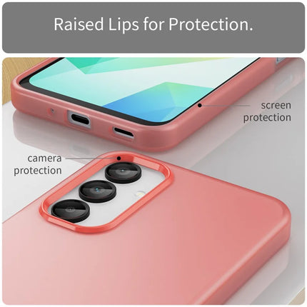 For Samsung Galaxy A16 5G  /  A16 4G Case TPU + PC Phone Back Cover Matte Translucent Design