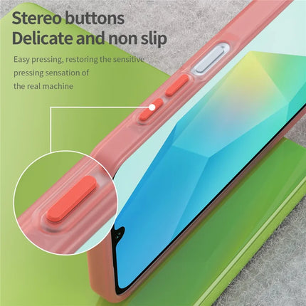 For Samsung Galaxy A16 5G  /  A16 4G Case TPU + PC Phone Back Cover Matte Translucent Design