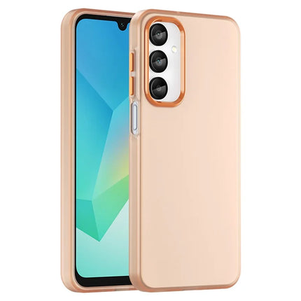 For Samsung Galaxy A16 5G  /  A16 4G Case TPU + PC Phone Back Cover Matte Translucent Design - Orange