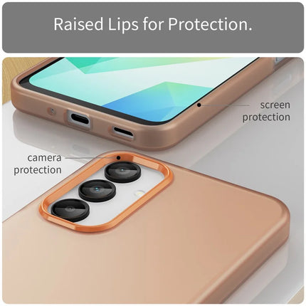 For Samsung Galaxy A16 5G  /  A16 4G Case TPU + PC Phone Back Cover Matte Translucent Design