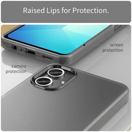 For Samsung Galaxy A06 Case TPU + PC Phone Back Cover Matte Translucent Design