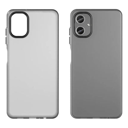 For Samsung Galaxy A06 Case TPU + PC Phone Back Cover Matte Translucent Design